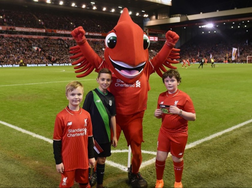 تميمة ليفربول. (وكالات)