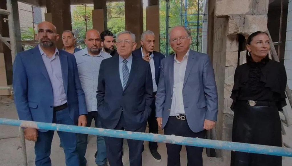 السنيورة تفقد أعمال متحف صيدا: المرحلة الأولى ستنتهي قريباً