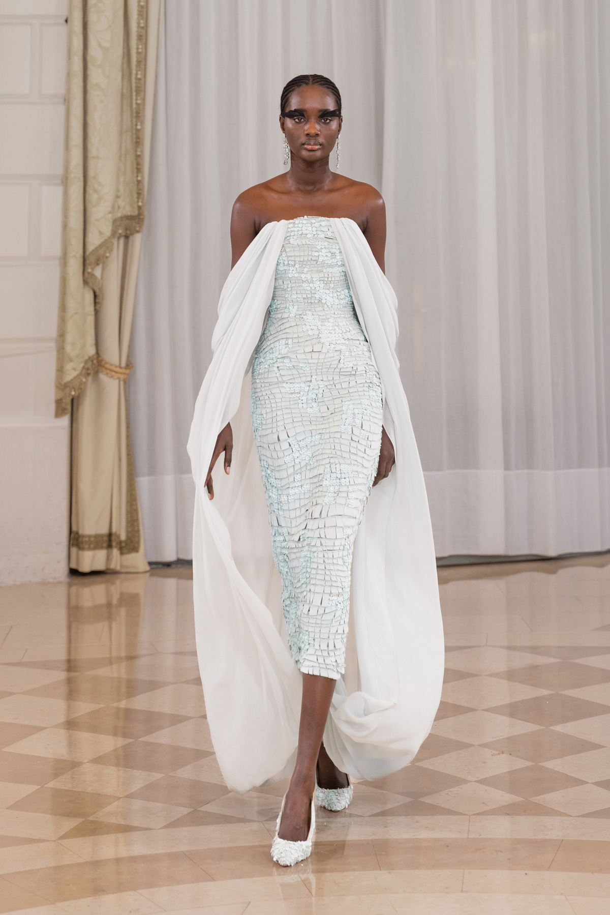 من مجموعة سعيد قبيسي Rebirth SS26 للخياطة الراقية (تصوير خاص بدارسعيد قبيسي)