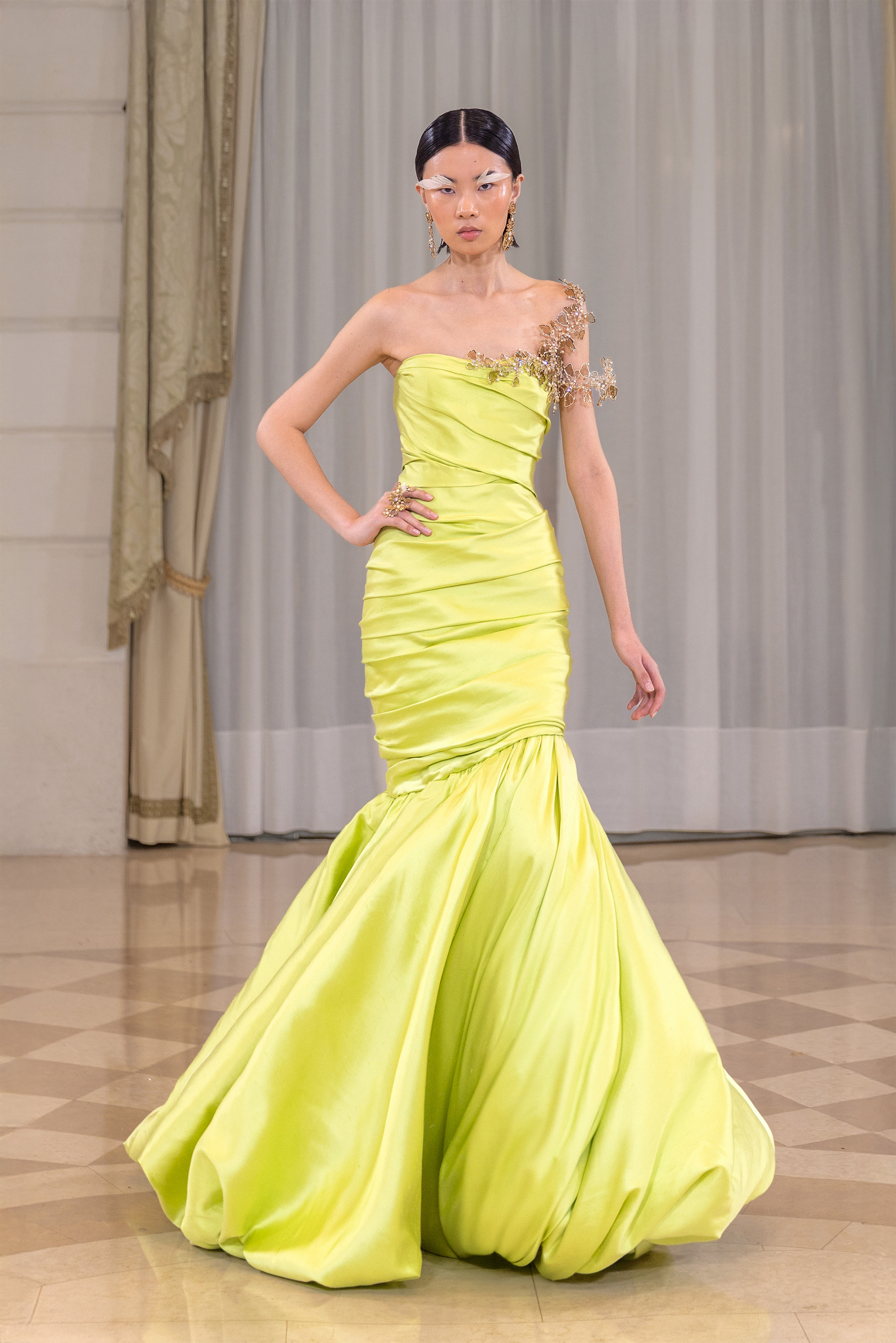 من مجموعة سعيد قبيسي Rebirth SS26 للخياطة الراقية (تصوير خاص بدارسعيد قبيسي)