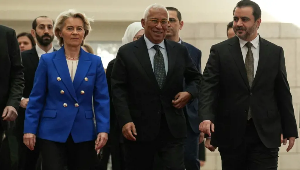 EU Chief Ursula von der Leyen meets Syrian President in Damascus