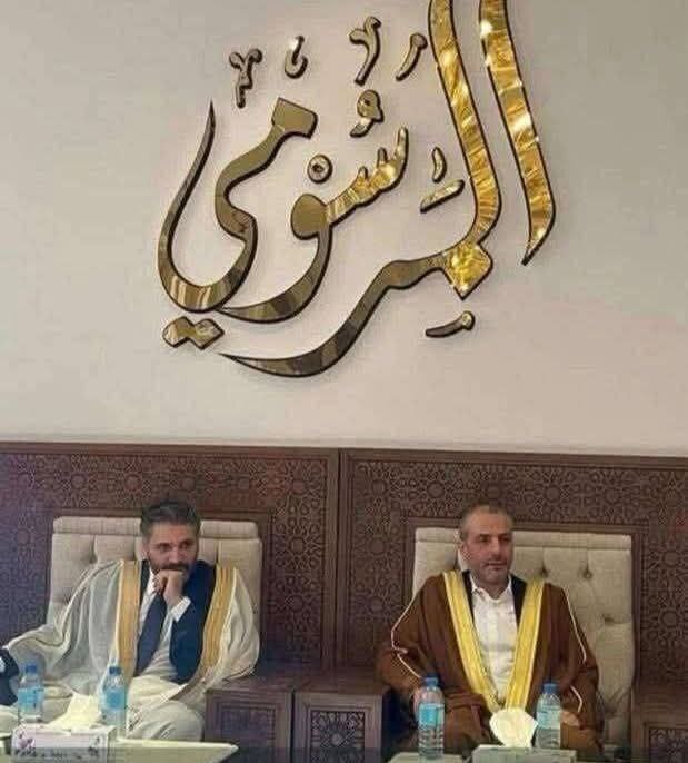 جمال الشرع ووزير الثقافة السوري (وكالات)