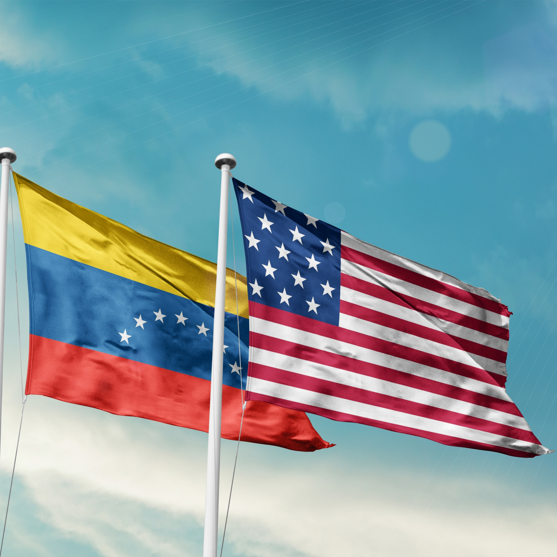 علما أميركا وفنزويلا (أرشيفية)