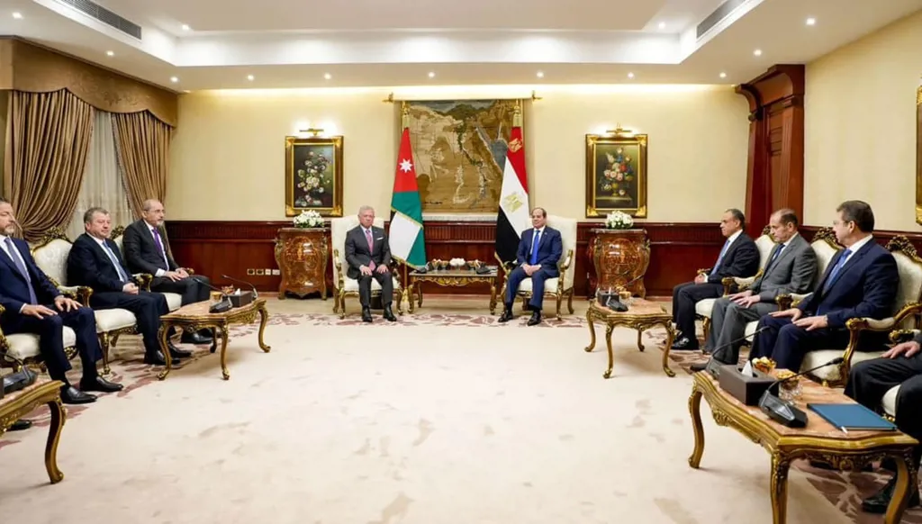 غزة ولبنان في صلب لقاءات السيسي مع ملك الأردن ووزير خارجية قطر