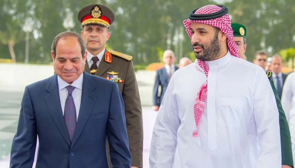 بن سلمان والسيسي: الهجمات الإيرانية تصعيد خطير