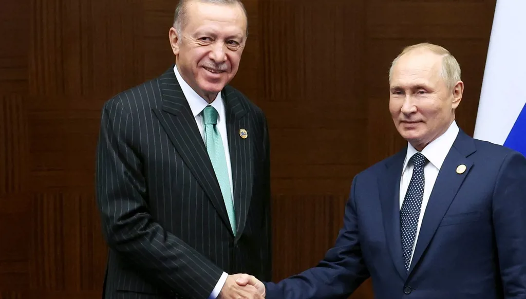 بوتين وإردوغان يدعوان الى وقف فوري لإطلاق النار في الشرق الأوسط