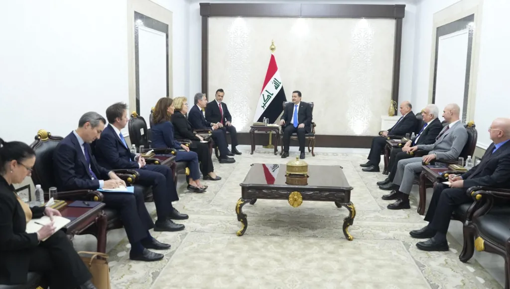 زيارة غير معلنة إلى بغداد... بلينكن: ملتزمون بأمن العراق