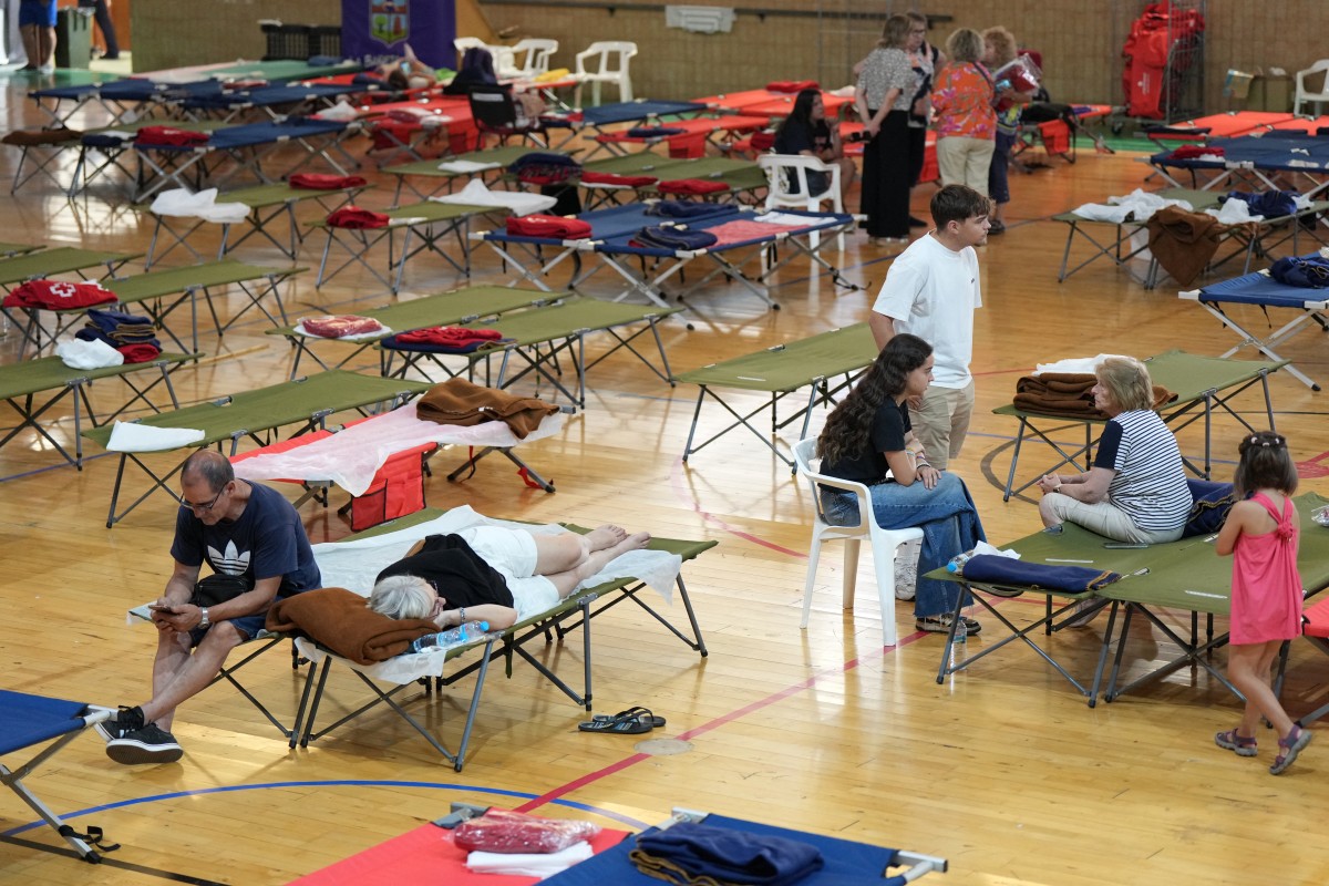 نازحون بسبب حرائق الغابات يحصلون على مأوى شمال إسبانيا (أ ف ‏ب)‏