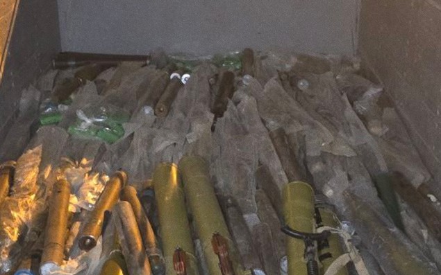 صورة للأسلحة (إعلام سوري).