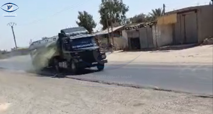تضرر شاحنة تنقل نفط إثر هجوم خلايا داعش (المرصد)
