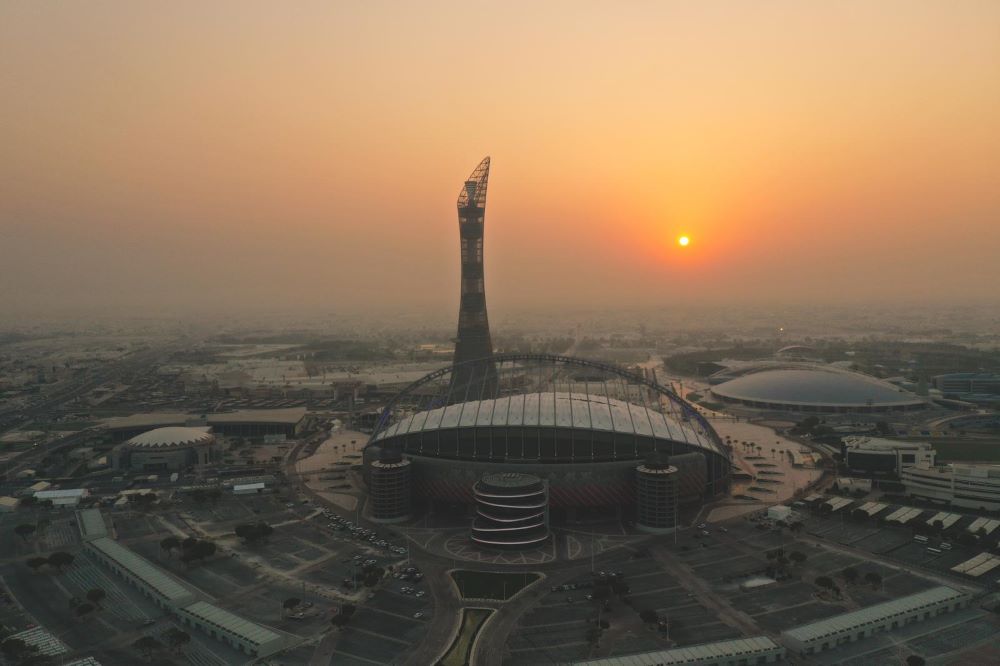 استاد خليفة الدولي. (وكالات)