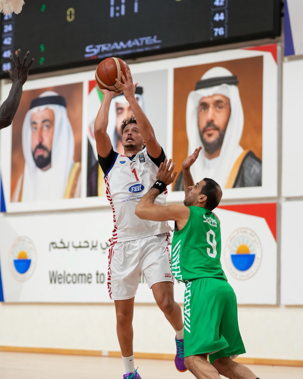 من إحدى المباريات.