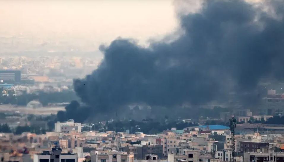 قصف اسرائيلي على طهران خلال حرب حزيران، (وكالات).