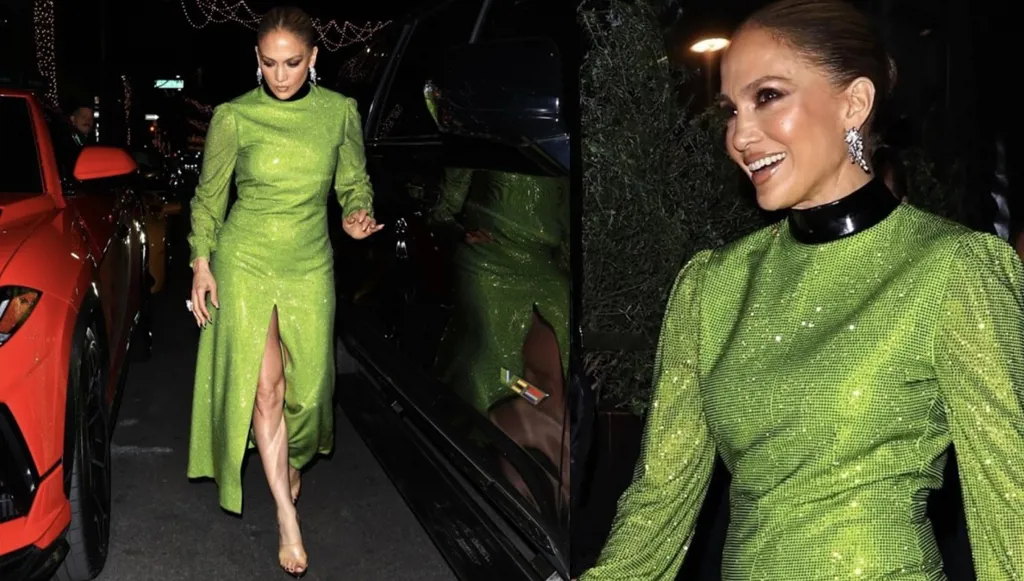 جينيفر لوبيز هي المرأة العنكبوت ولا أحد ينافسها باللون الأخضر (صور وفيديو)