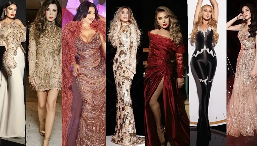 أجمل تصاميم شهدناها في وداع عام واستقبال آخر على الفنانات (صور وفيديو)