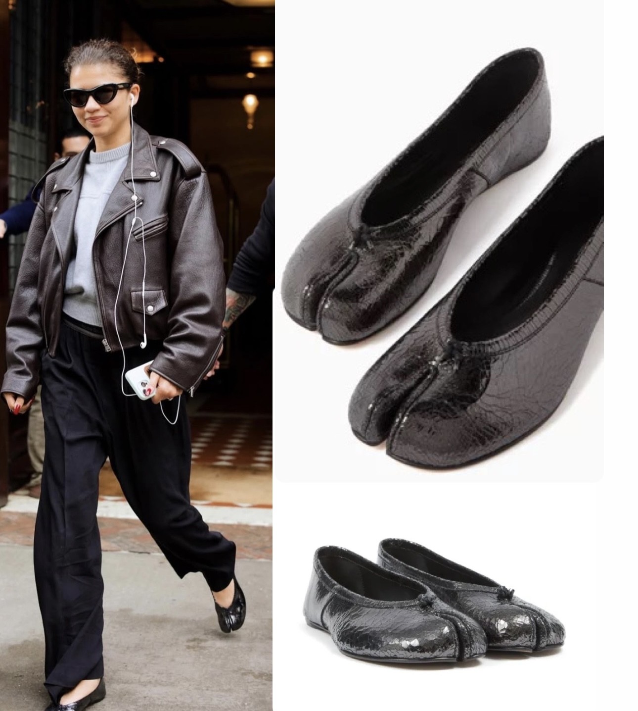 موضة الحذاء المسطح التي تبنّتها زندايا