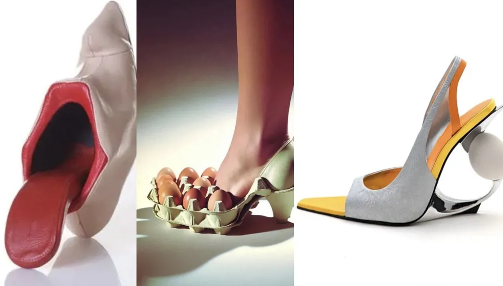 أغرب صيحات الأحذية المبتكرة في عالم الموضة (صور وفيديو)