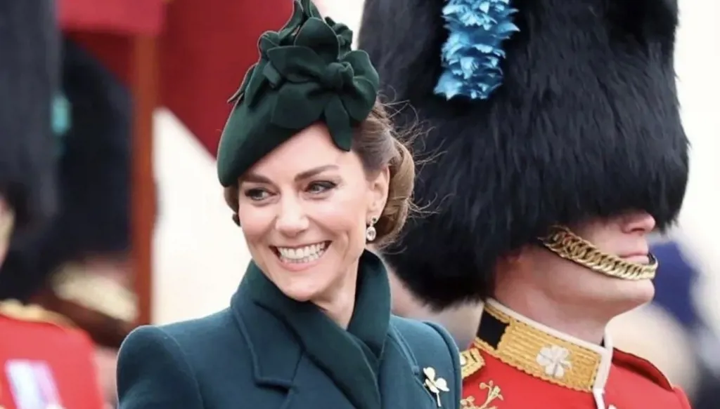 كيت ميدلتون بإطلالة مكرّرة تقود احتفال القديس باتريك مع الحرس الإيرلندي (صور وفيديو)