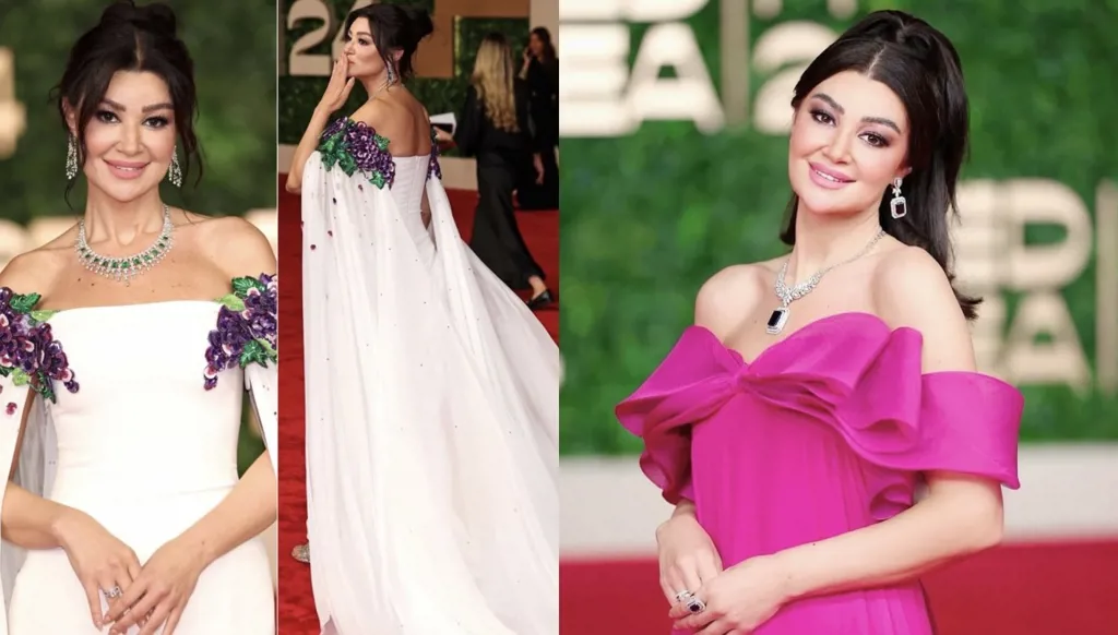 أروى جودة بالماجنتي النابض من السعودية تيما عابد بعد الأبيض المبهر من عدنان أكبر (صور وفيديو)