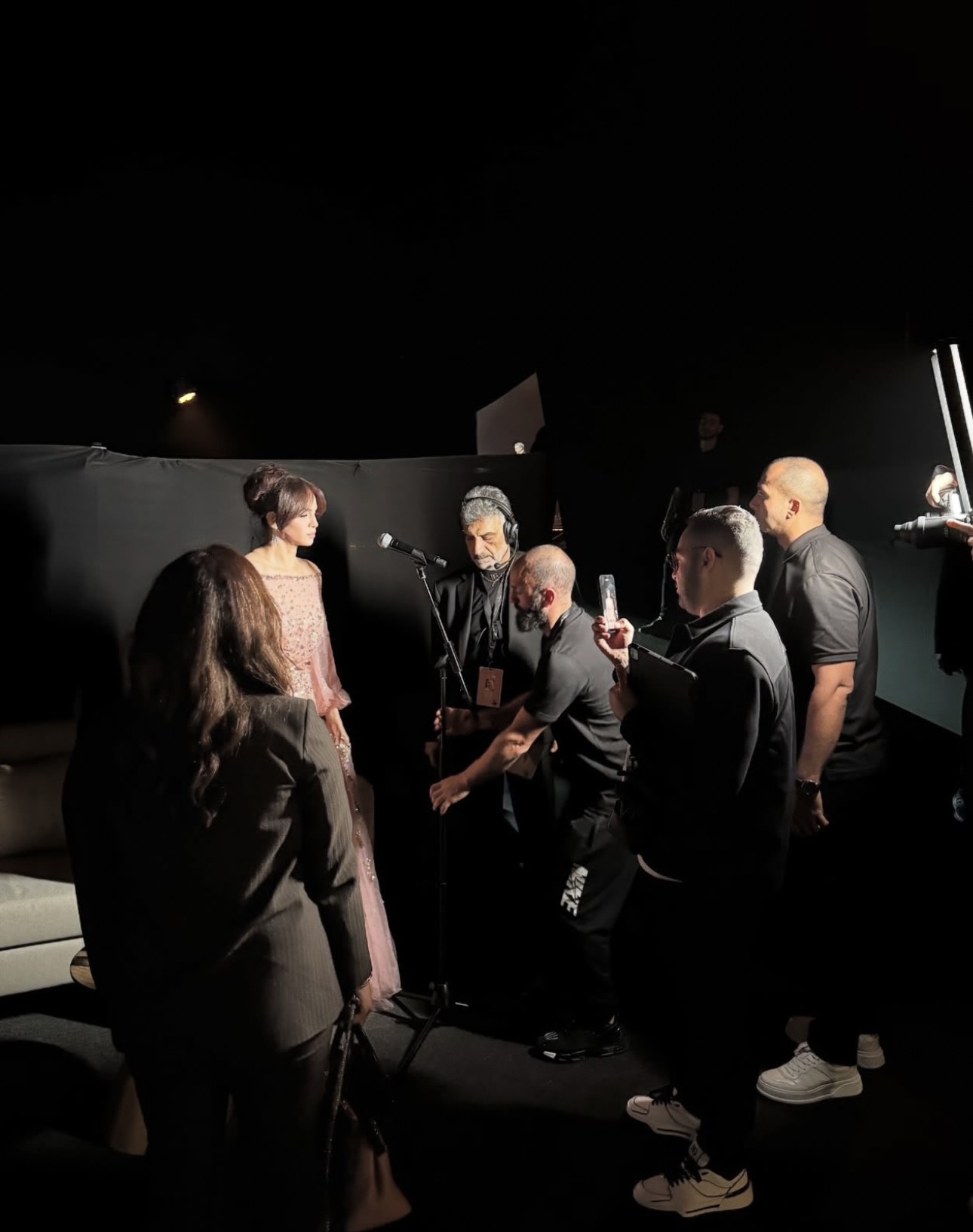 من كواليس التصوير