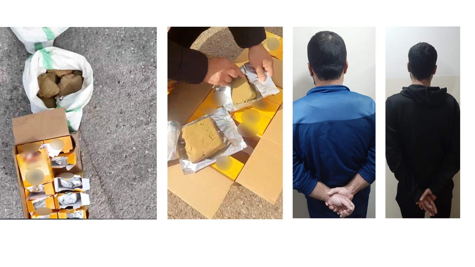 صورة للموقوفين.