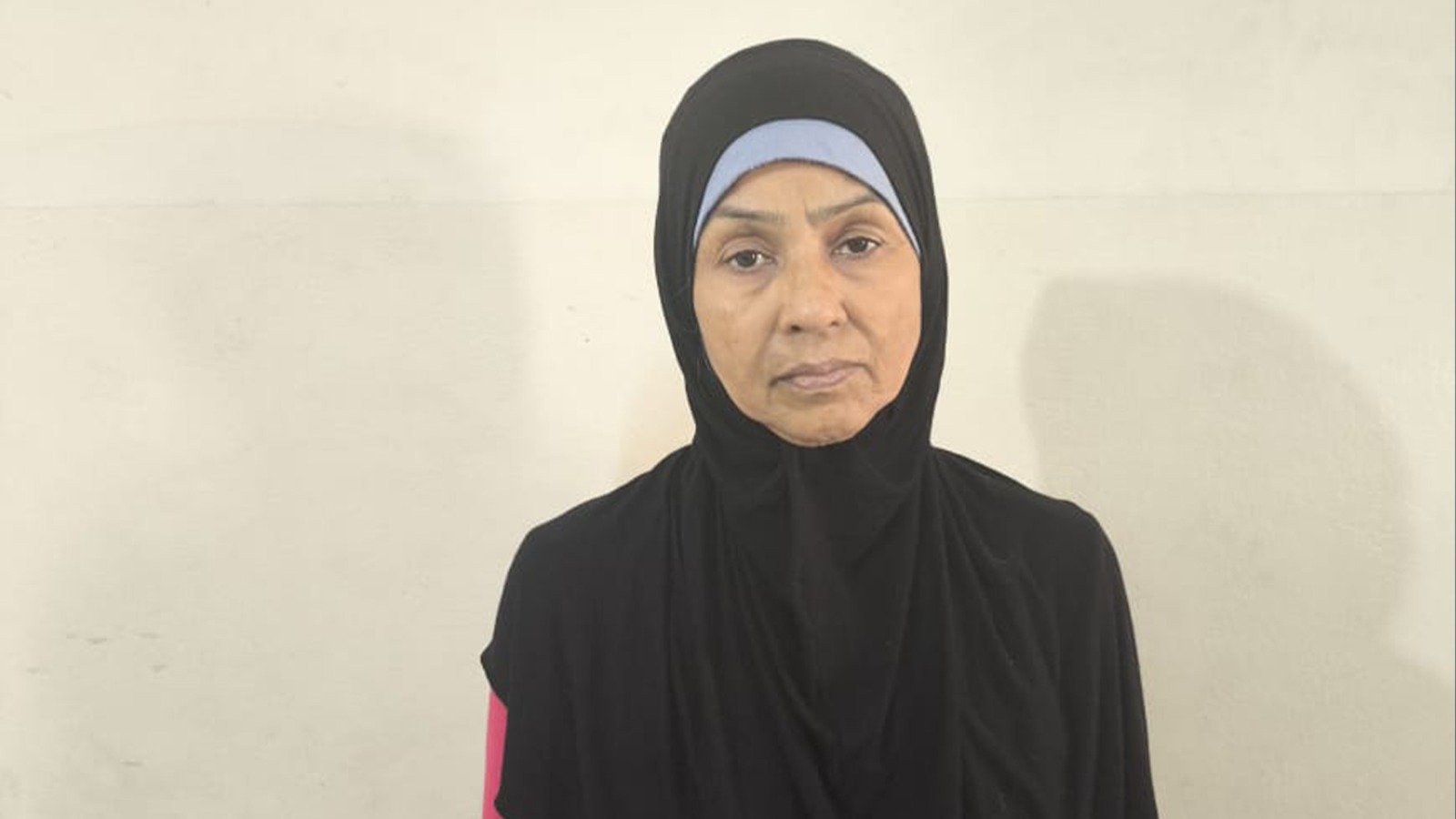 صورة للموقوفة (قوى الأمن).