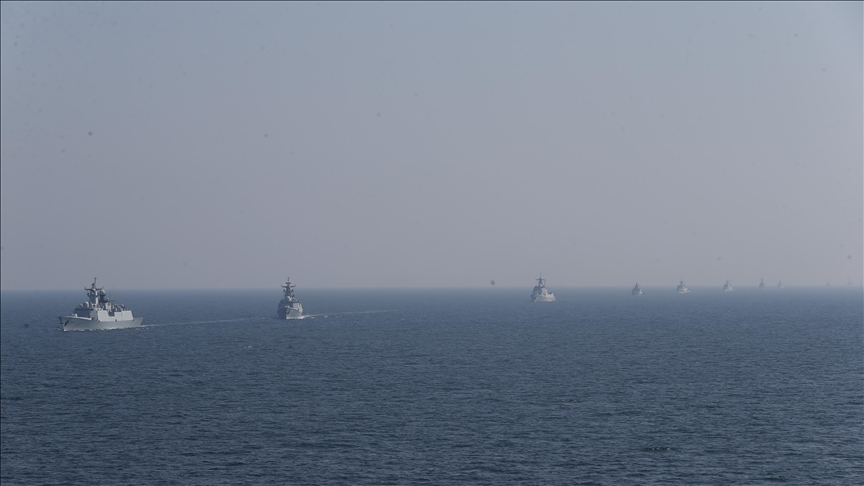 مناورة بحرية صينية (وكالات)