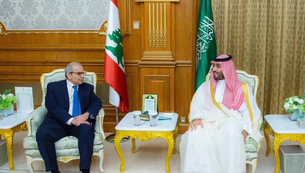 الملاقاة السياسية لنواف سلام سعوديّاً