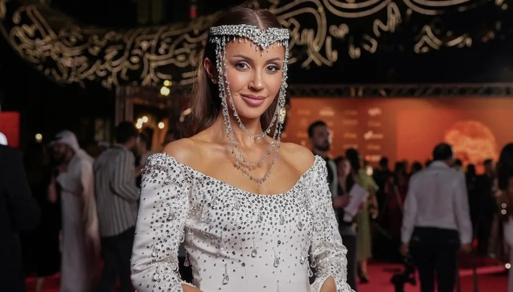 تينا يموت تفوز بأجمل تصميم في حفل ضيافة من المبدع إيليو أبو فيصل (صور وفيديو)