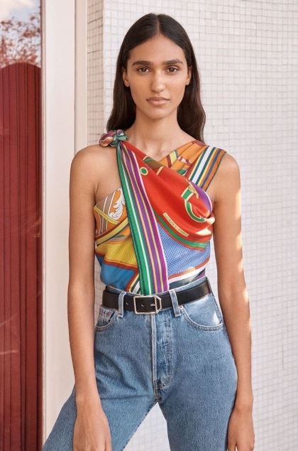 توب الوشاح الرائج في صيف 2026 (Pinterest)