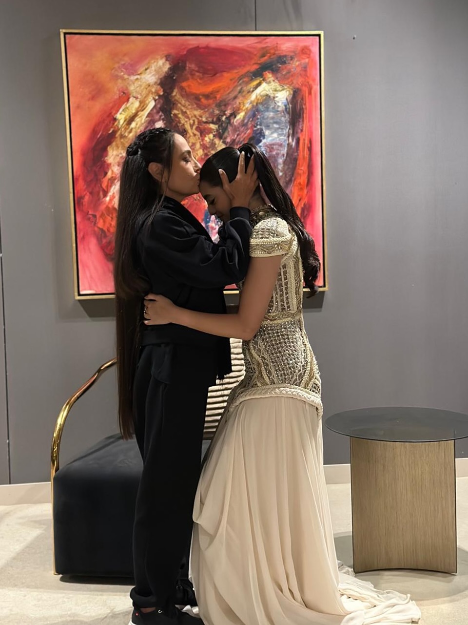 ياسمينا العبد وشريهان في افتتاح المتحف المصري الكبير (إنستغرام).