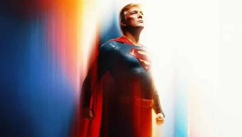 ‏"البطل الخارق"... البيت الأبيض ينشر صورة لـ"سوبرمان ترامب"‏