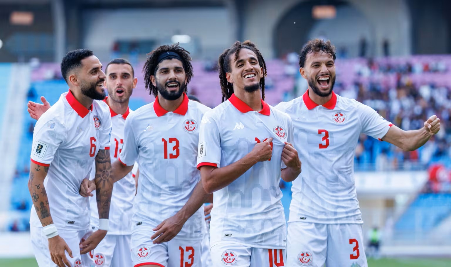 لاعبو تونس.