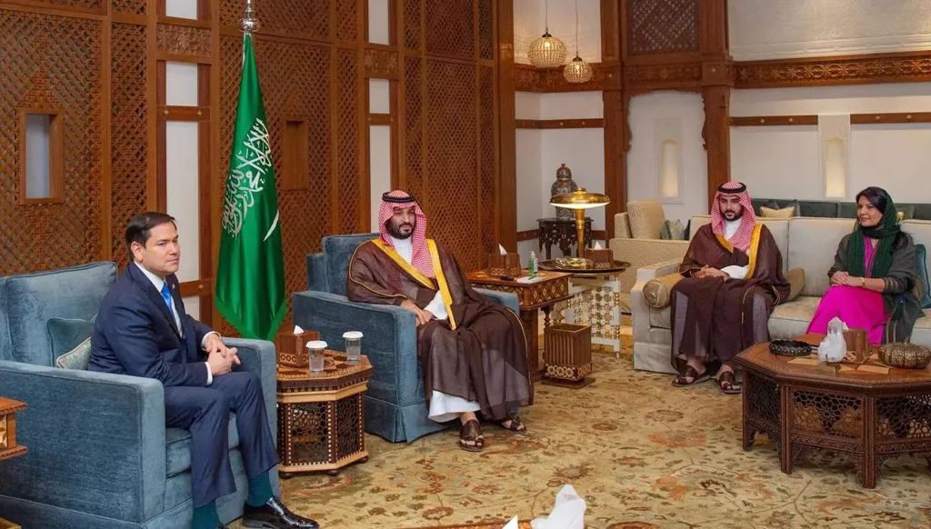 روبيو يلتقي ولي العهد السعودي... سوريا وغزة أبرز الملفات