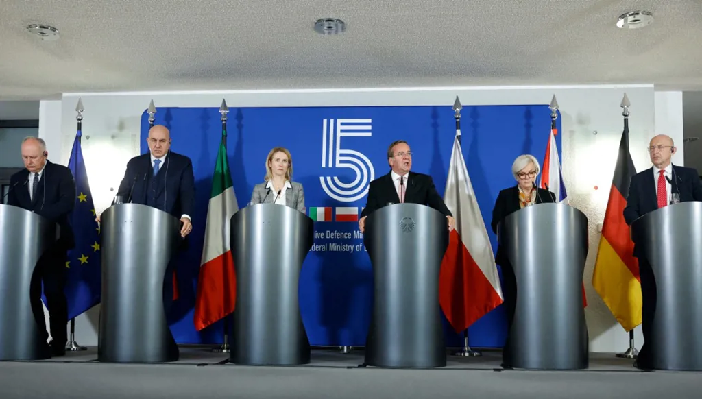 "دعم راسخ لأوكرانيا"... 5 دول أوروبية تتعهّد التصدّي للتهديدات