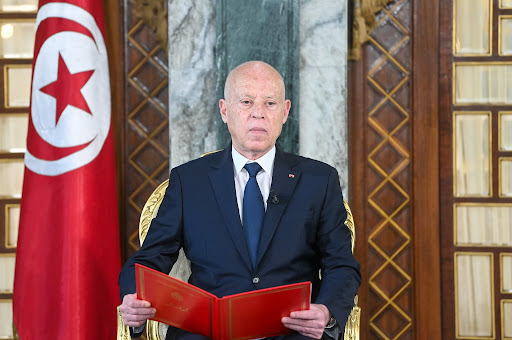 قيس سعيد (وكالات).