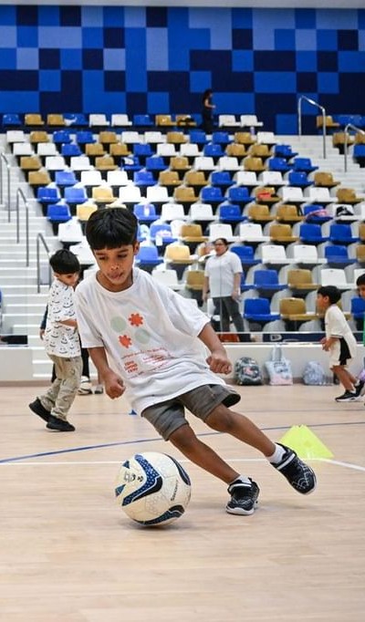 أكاديمية فاطمة بنت مبارك للرياضة النسائية. (وام)