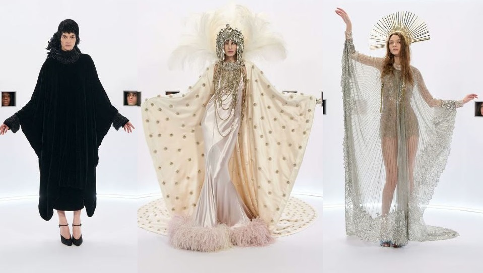 أكسسوارات شعر عارضات فالنتينو للأزياء الراقية 2026 في باريس (انستغرام)