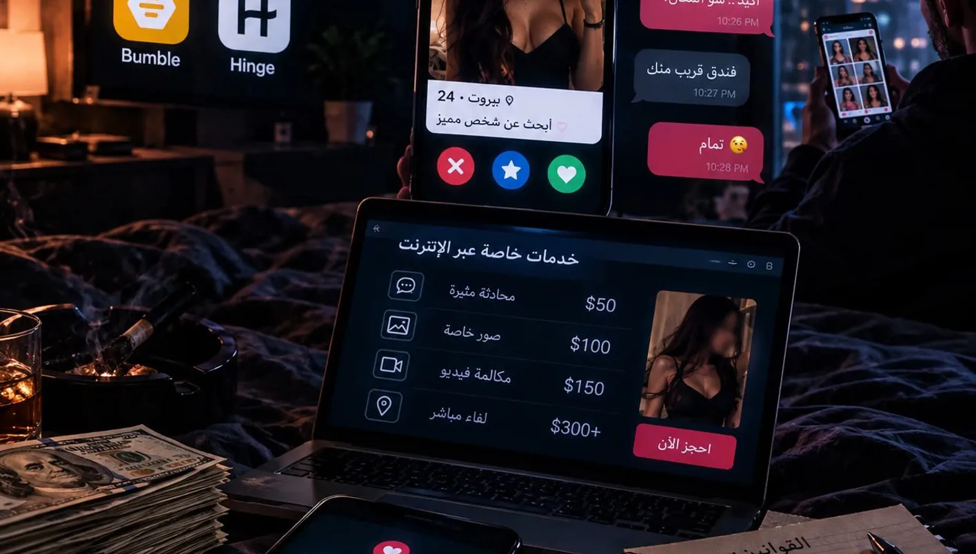 الدعارة عبر وسائل التواصل الاجتماعي والتطبيقات في لبنان: تجارة خفية خلف الشاشات