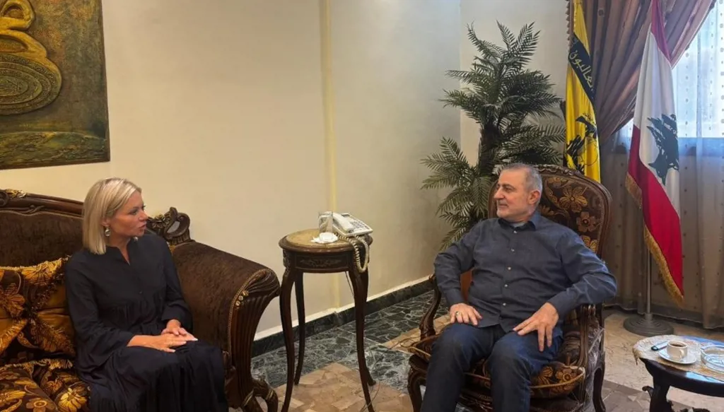 وفيق صفا يلتقي المنسّقة ‏الخاصّة للأمم ‏المتحدة: بحث بتطوّرات جنوب لبنان