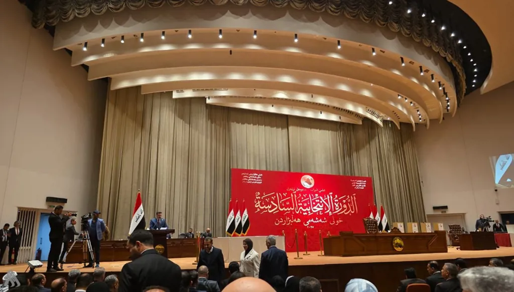 العراق... بدء جلسة مجلس النواب بدورته السادسة لانتخاب رئيسه ونائبيه