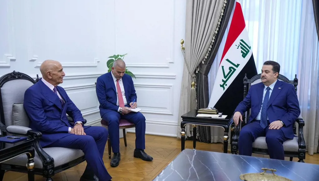 السوداني لبراك: ماضون في تغليب المصلحة الوطنية وحماية سيادة العراق