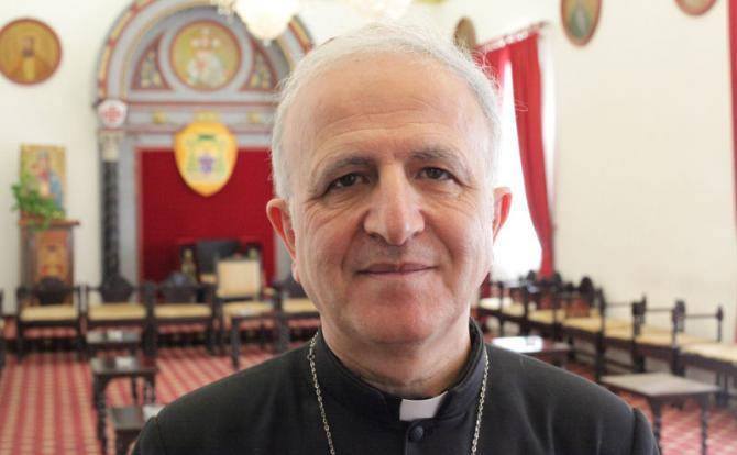 المطران ويليام شوملي، (وكالات).