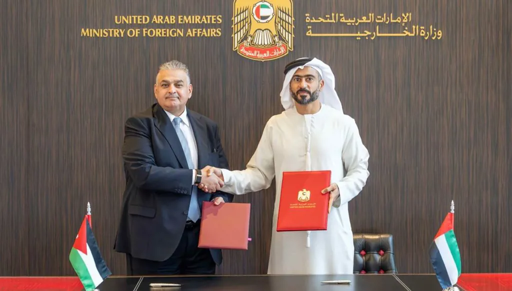 الإمارات والأردن يوقعان مذكرة تفاهم لإنشاء لجنة مشتركة للشؤون القنصلية