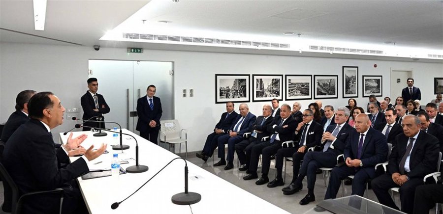 مدبولي من غرفة بيروت (وكالات).