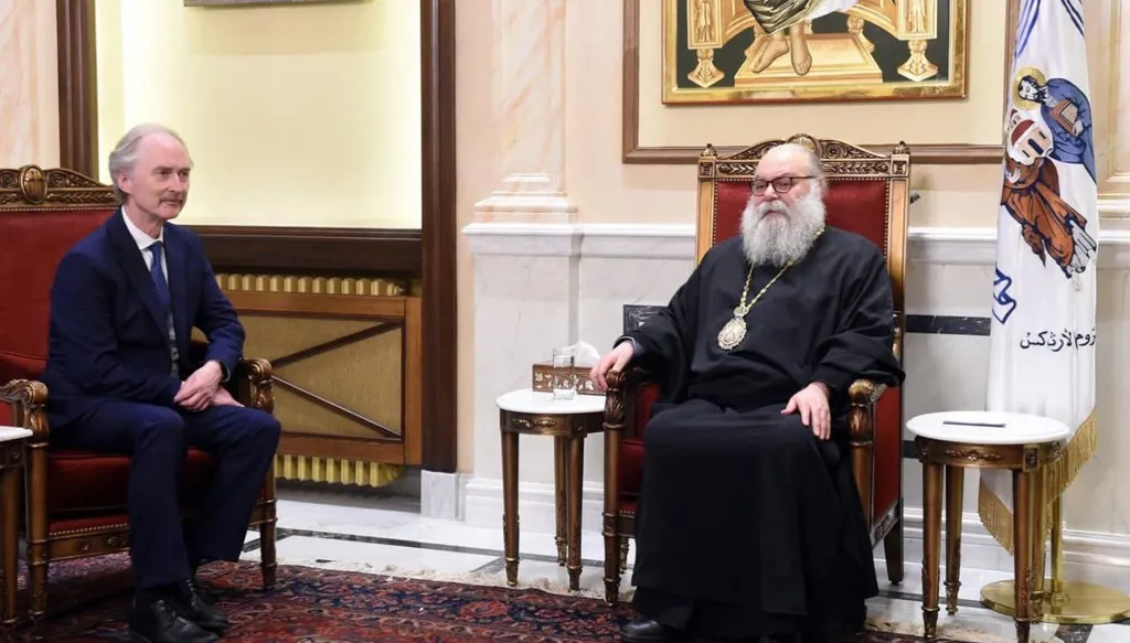 البطريرك يوحنا العاشر: مجزرة الكنيسة استهداف لمكوّن أساسي للشعب السوري