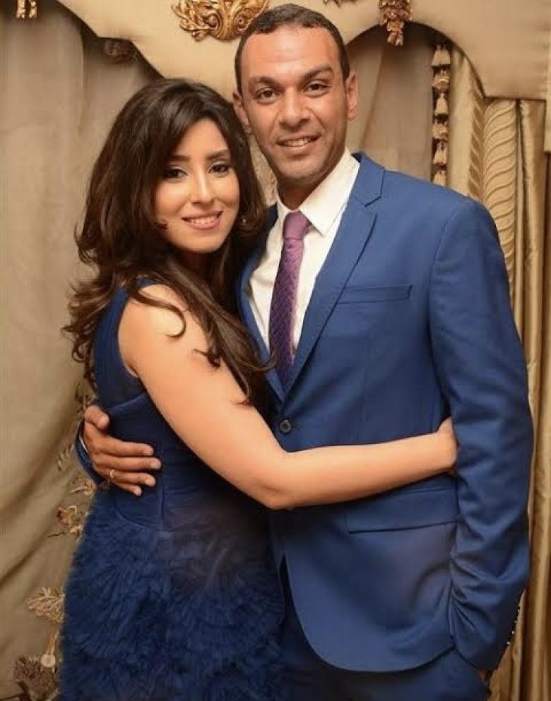 آيتن عامر وطليقها (سوشيال ميديا)