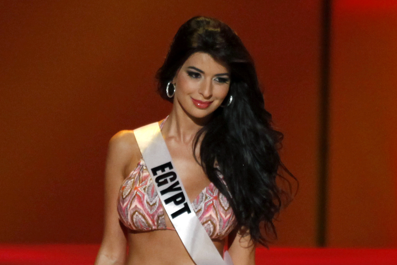 إنجي عبدالله في مسابقة جمال (سوشيال ميديا)