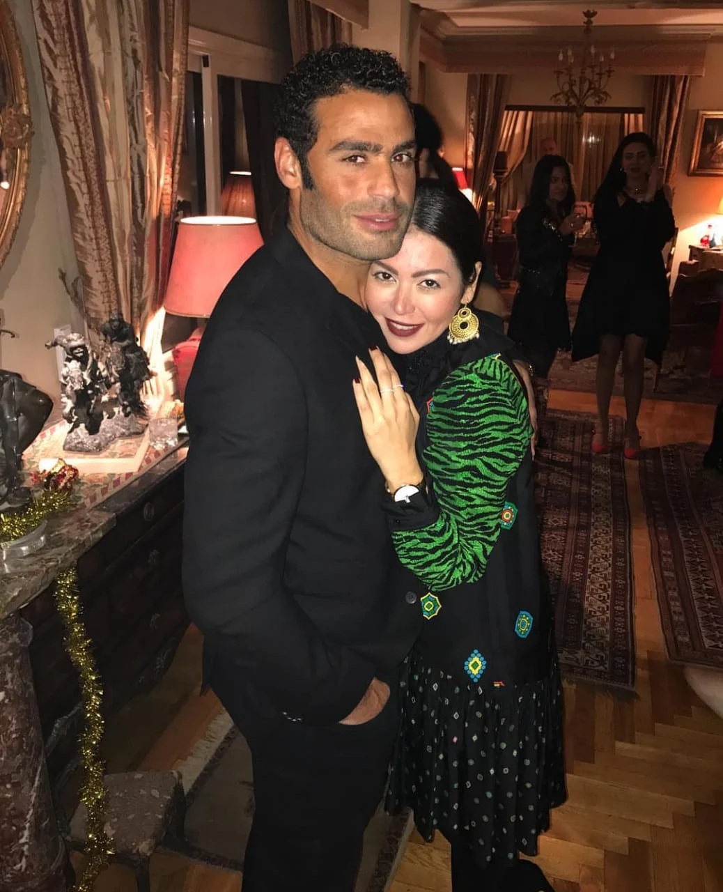 لقاء الخميسي ومحمد عبد المنصف (سوشيال ميديا)