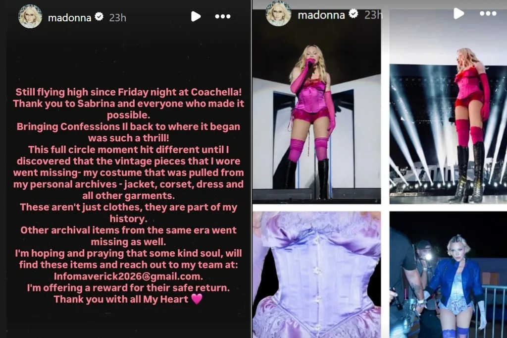 منشورات مادونا (إنستغرام)